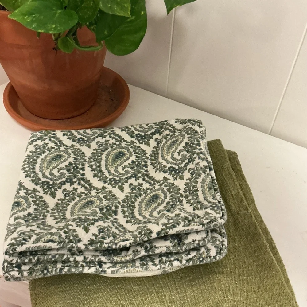 Pottery Barn Paisley Accent Pillowcase